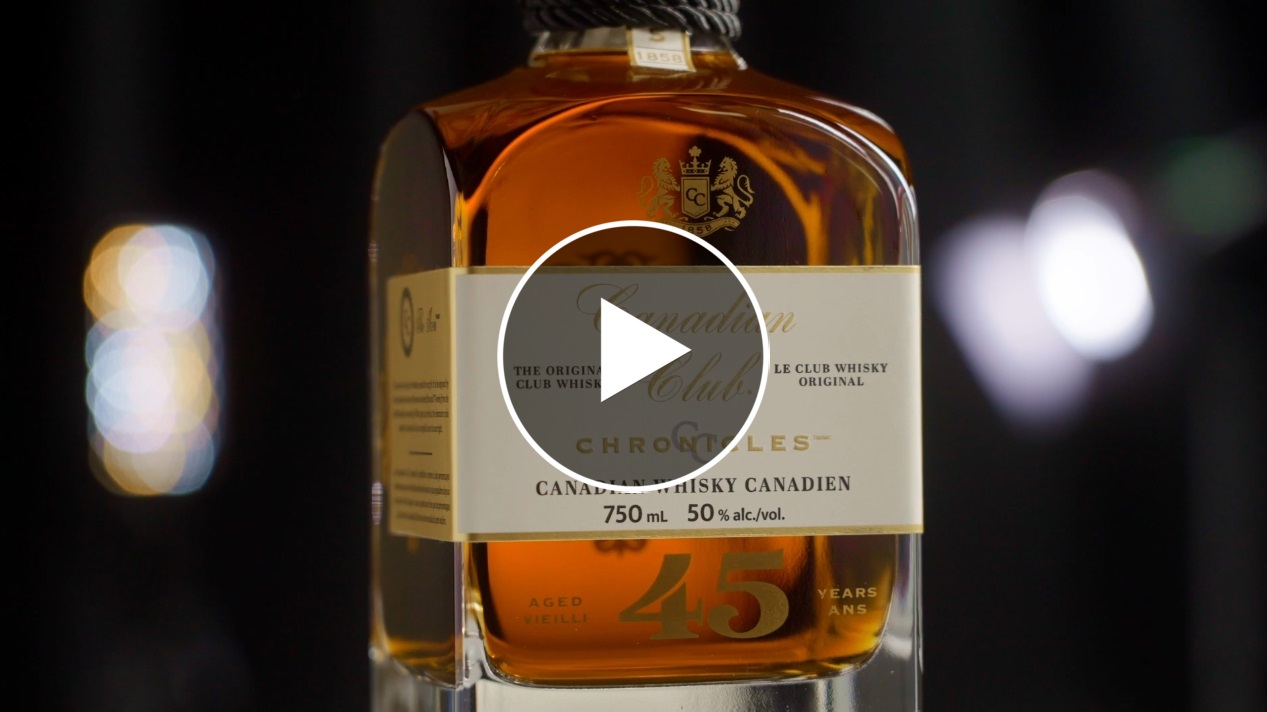 Product Video - Canadian Club Bottle