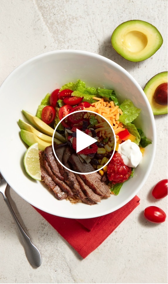 Content Creation - Steak Fajita Bowl